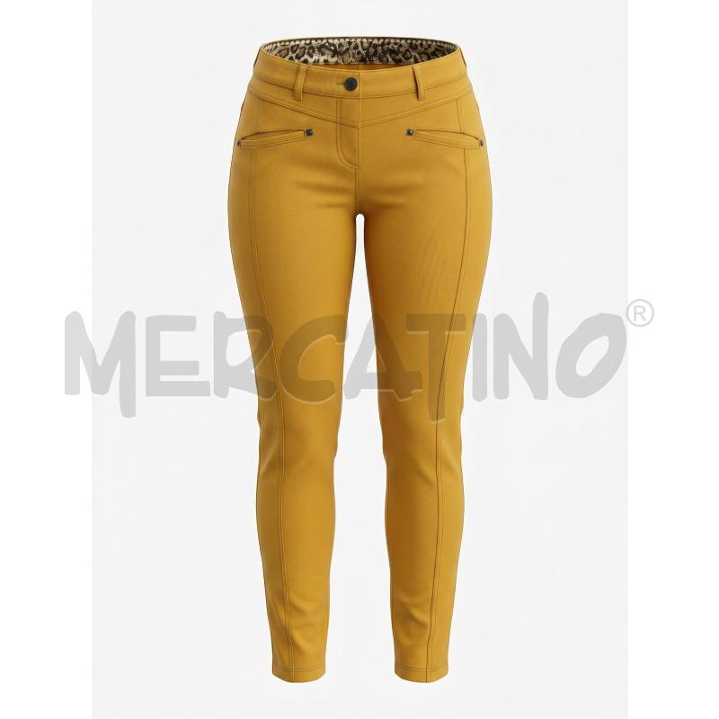 PANTALONE DONNA ROBERTO CAVALLI CLASS SENAPE TG 42 | Mercatino dell'Usato Arcore 1