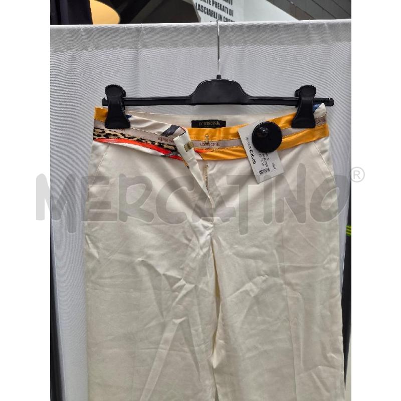 PANTALONE DONNA ROBERTO CAVALLI TG XS PANNA | Mercatino dell'Usato Arcore 2
