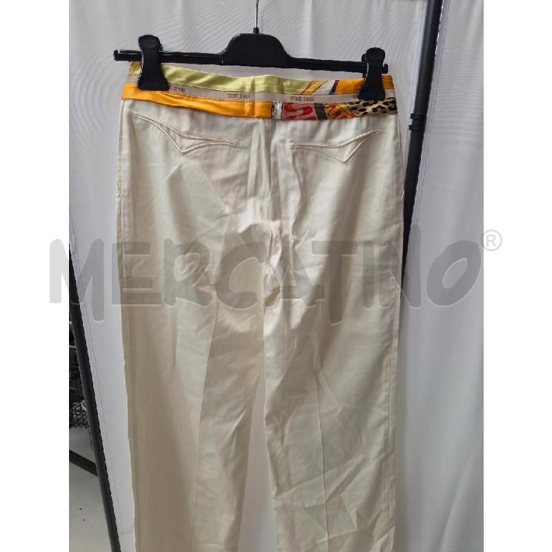 PANTALONE DONNA ROBERTO CAVALLI TG XS PANNA | Mercatino dell'Usato Arcore 3