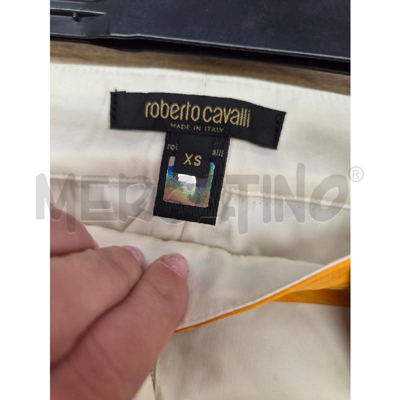 PANTALONE DONNA ROBERTO CAVALLI TG XS PANNA | Mercatino dell'Usato Arcore 4