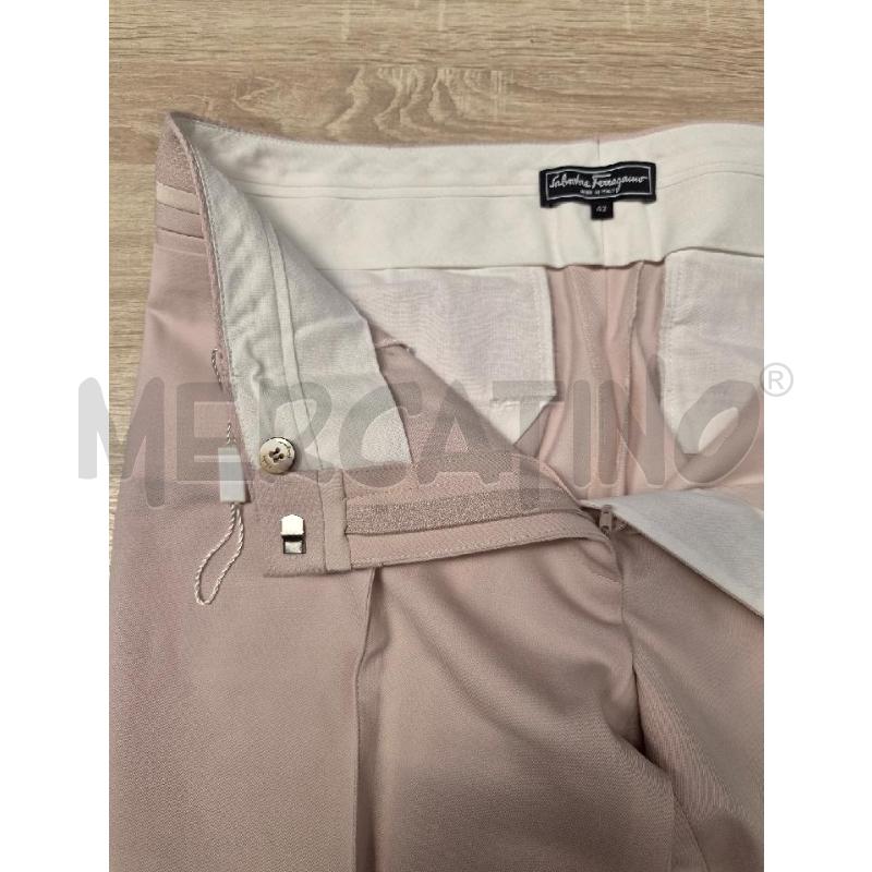 PANTALONE DONNA SALVATORE FERRAGAMO ROSA TG 42 | Mercatino dell'Usato Arcore 3