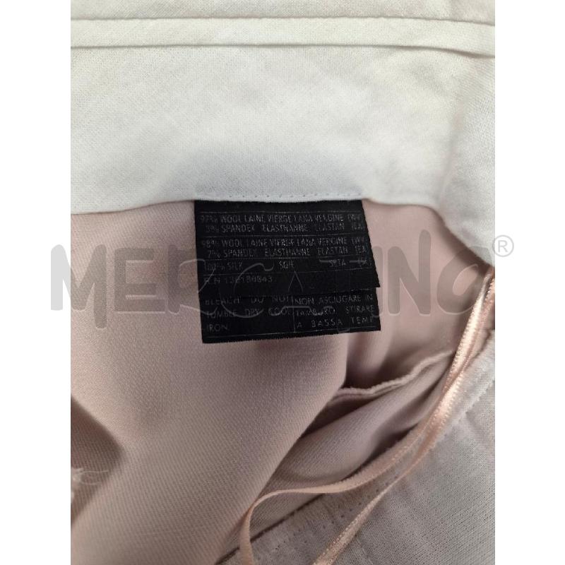 PANTALONE DONNA SALVATORE FERRAGAMO ROSA TG 42 | Mercatino dell'Usato Arcore 4