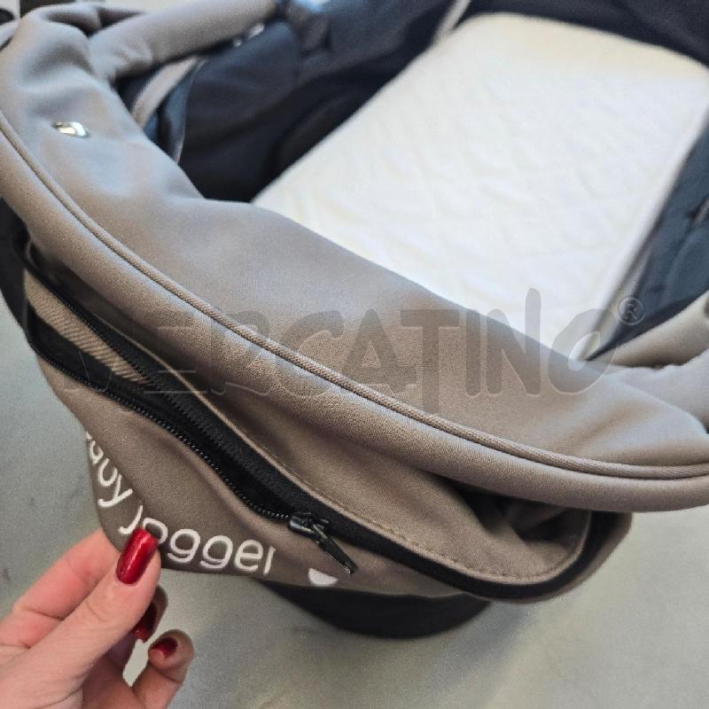PASSEGGINO BABY JOGGER VERDE CON OVETTO TORTORA NERO  | Mercatino dell'Usato Arcore 4