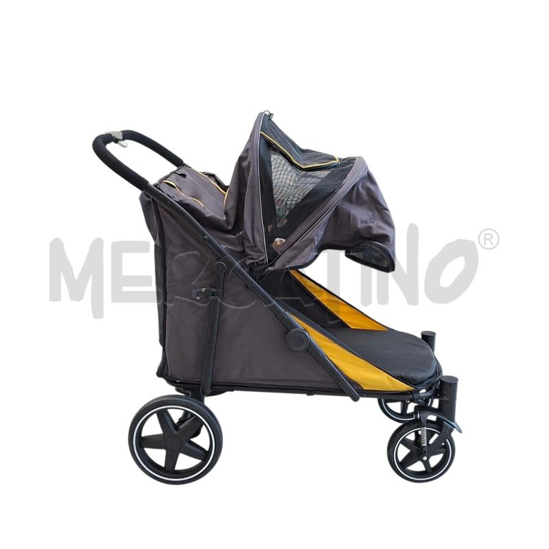  PASSEGGINO PIEGHEVOLE PER CANI PAWHUT 20 KG NERO GIALLO | Mercatino dell'Usato Arcore 1