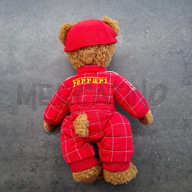 PELUCHE ORSO FERRARI BRIDGESTONE 30 CM TUTA ROSSA | Mercatino dell'Usato Arcore 2