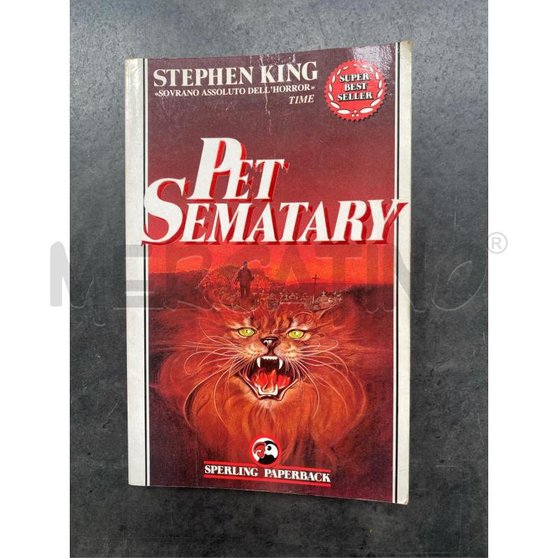 PET SEMATARY STEPHEN KING 1985 SPERLING PAPERBACK | Mercatino dell'Usato Arcore 1