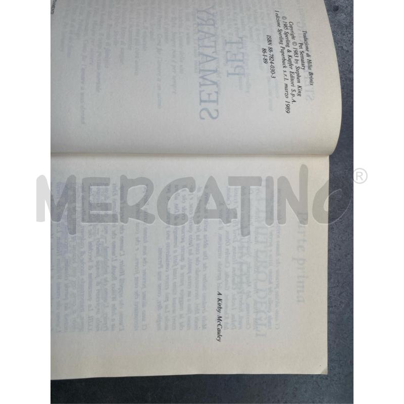 PET SEMATARY STEPHEN KING 1985 SPERLING PAPERBACK | Mercatino dell'Usato Arcore 2