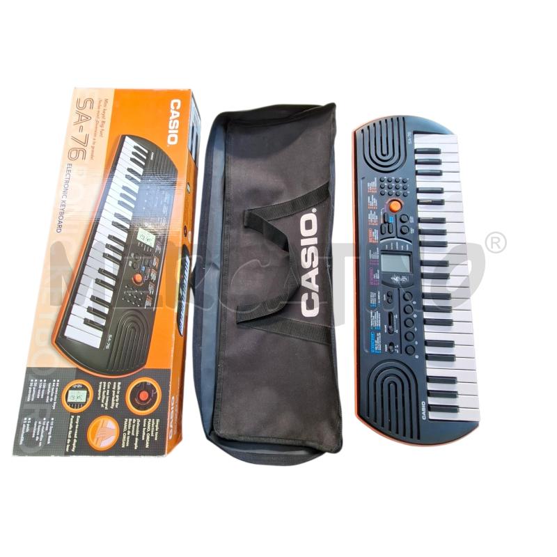 PIANOLA CASIO CON BATTERIE NO CAVO SA-75 | Mercatino dell'Usato Arcore 1