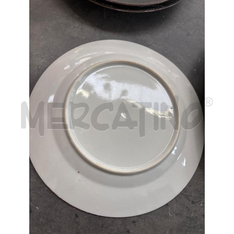 PIATTINI PZ. 8 + 1 ORIENTALE DRAGONE BIANCO  | Mercatino dell'Usato Arcore 3