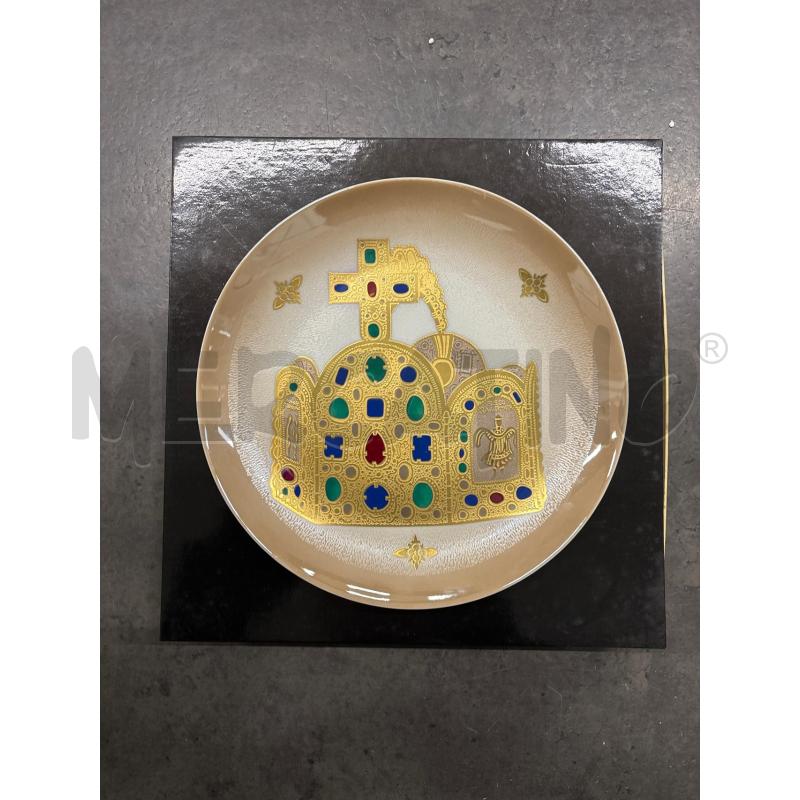 PIATTO DECORATIVO CORONA IMPERIALE  | Mercatino dell'Usato Arcore 1