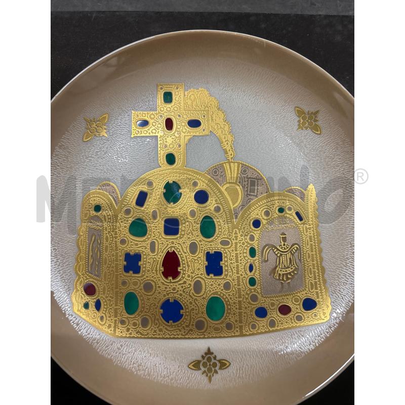 PIATTO DECORATIVO CORONA IMPERIALE  | Mercatino dell'Usato Arcore 2