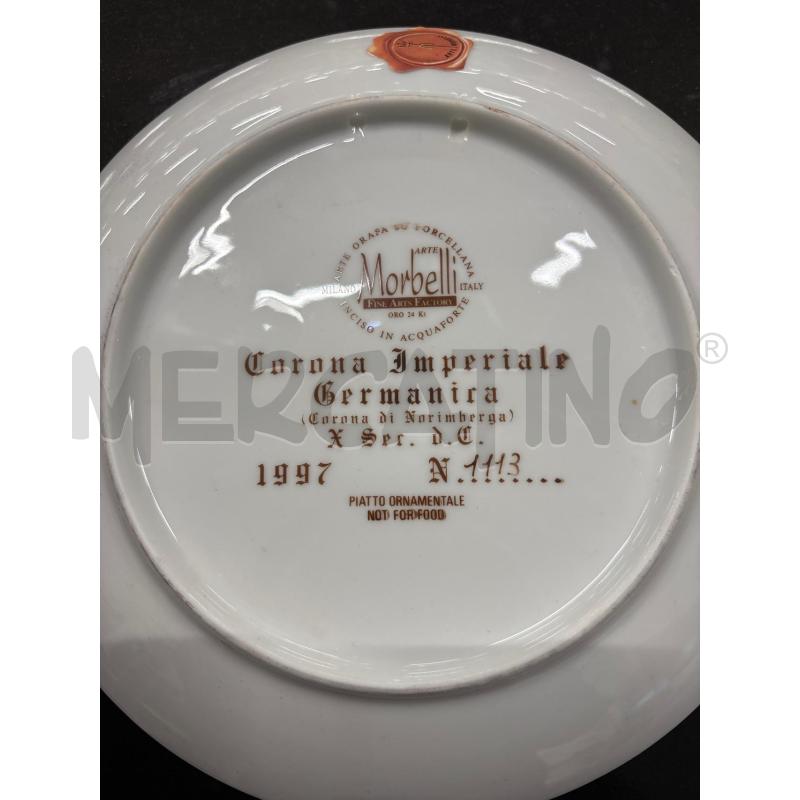 PIATTO DECORATIVO CORONA IMPERIALE  | Mercatino dell'Usato Arcore 3
