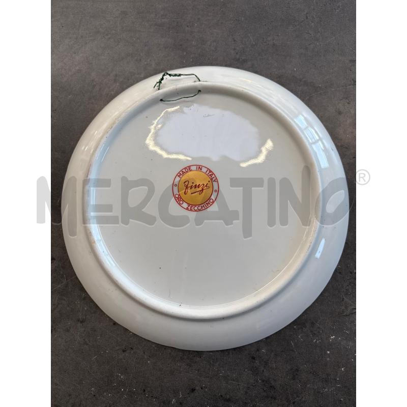 PIATTO FINZI BORDO COLOR ORO | Mercatino dell'Usato Arcore 4