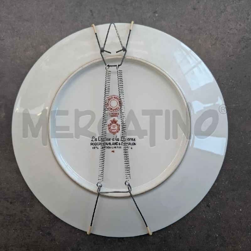 PIATTO LIMOGES FRANCE 25 CM LA CHASSE A LA LICORNE N4 | Mercatino dell'Usato Arcore 2