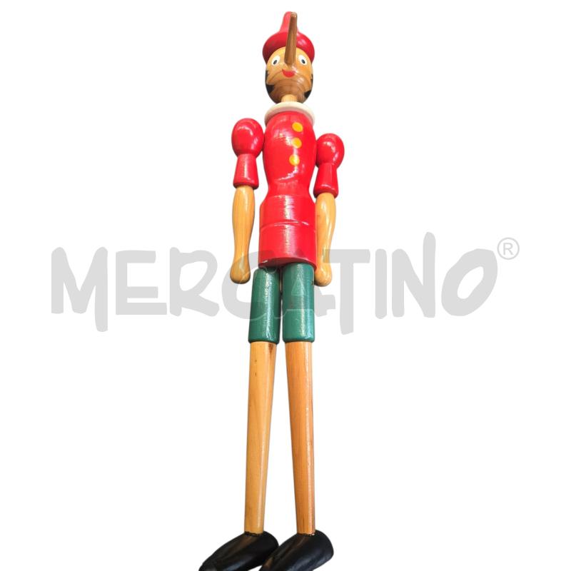 PINOCCHIO LEGNO 60 CM SNODATO | Mercatino dell'Usato Arcore 1