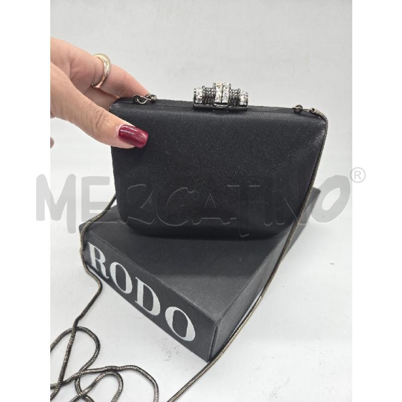 POCHETTE RODO NERA DA CERIMONIA  | Mercatino dell'Usato Arcore 1