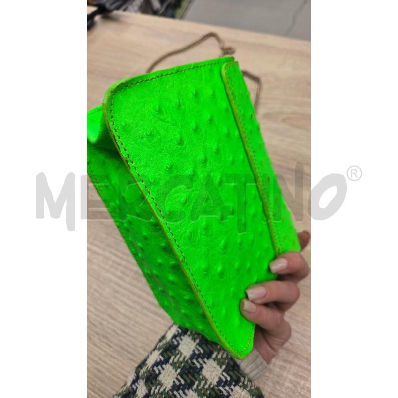 POCHETTE VERDE TOSCA BLU  BY MINORONZONI | Mercatino dell'Usato Arcore 3