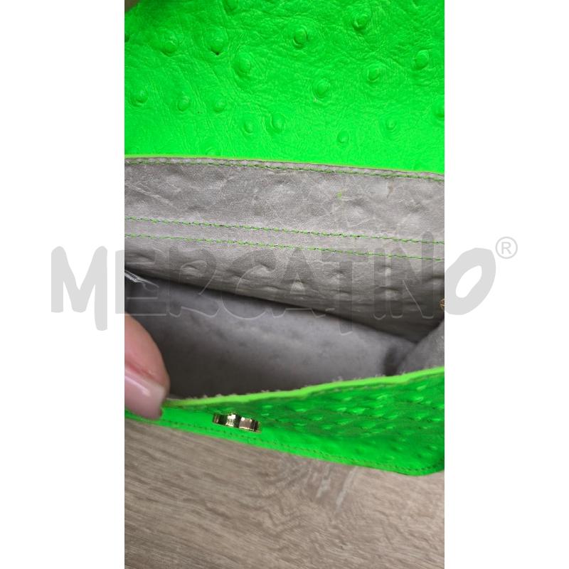 POCHETTE VERDE TOSCA BLU  BY MINORONZONI | Mercatino dell'Usato Arcore 4
