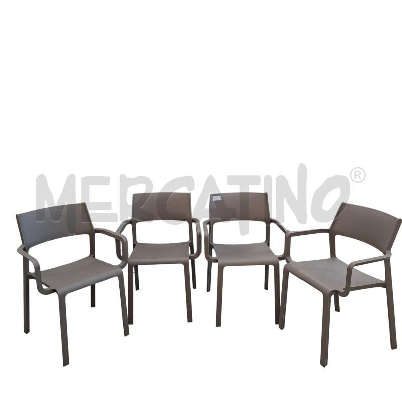 POLTRONE PZ. 4 NARDI BEIGE CON BRACCIOLI  | Mercatino dell'Usato Arcore 2