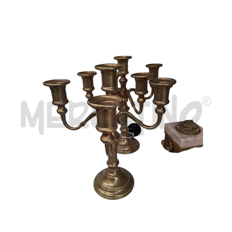 PORTA CANDELA OTTONE  | Mercatino dell'Usato Arcore 2