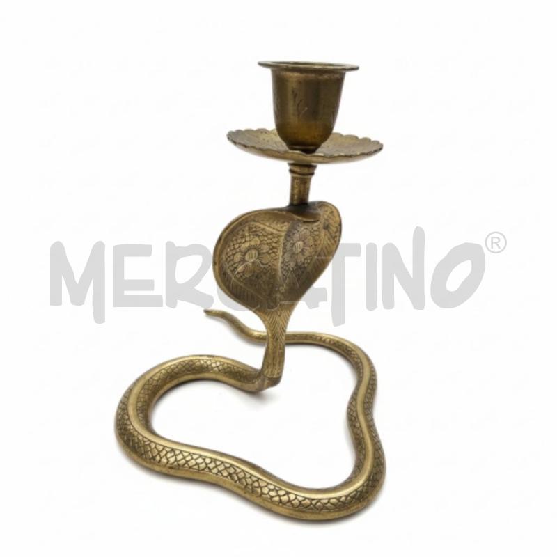 PORTA CANDELA SERPENTE  | Mercatino dell'Usato Arcore 1