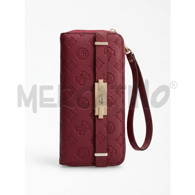 PORTA FOGLIO GUESS NUOVO BORDEAUX | Mercatino dell'Usato Arcore 1