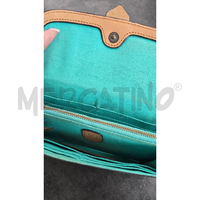 PORTA FOGLIO HOSS VERDE TURCHESE PITONE  | Mercatino dell'Usato Arcore 3