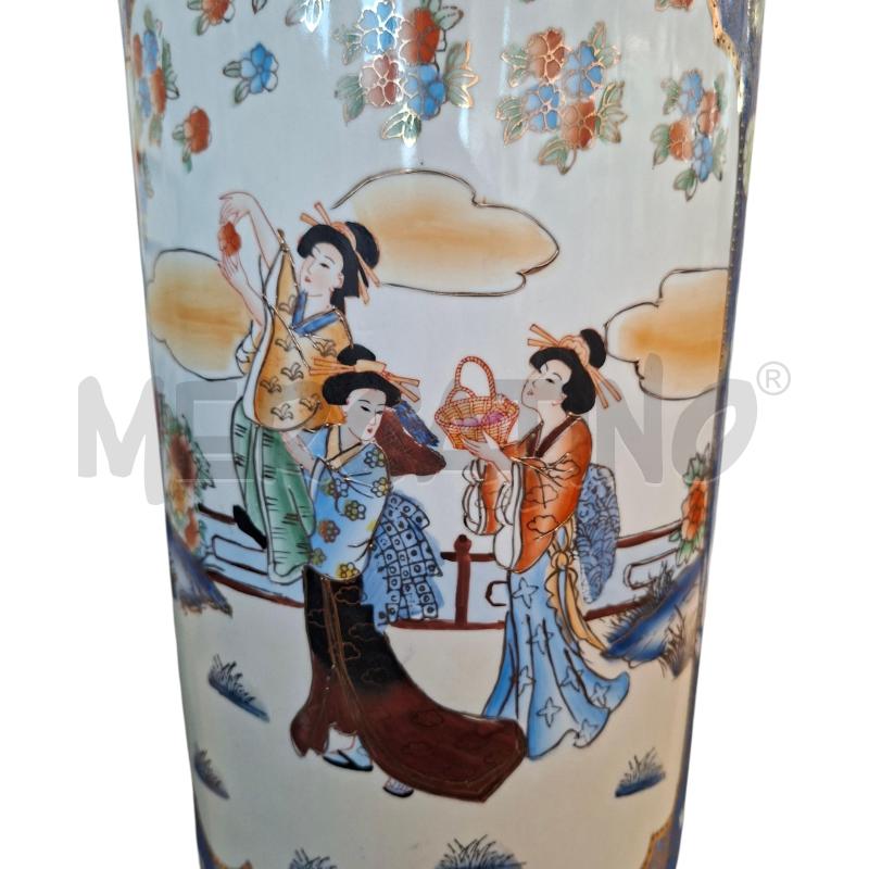 PORTA OMBRELLI STILE ORIENTALE BLU E DONNE  | Mercatino dell'Usato Arcore 2