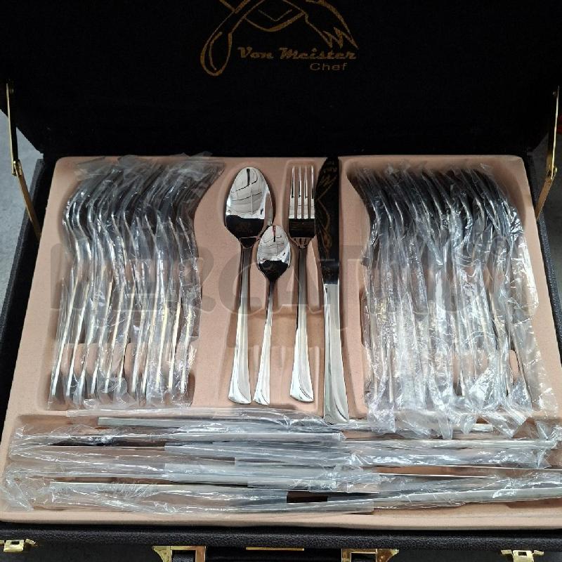 POSATE VON MEISTER CHEF 72 PZ. CON VALIGETTA | Mercatino dell'Usato Arcore 1