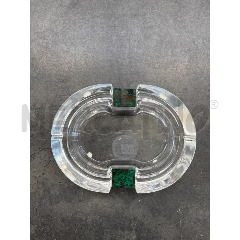 POSA CENERE DETTAGLI IN MALACHITE FIRMATO | Mercatino dell'Usato Arcore 1