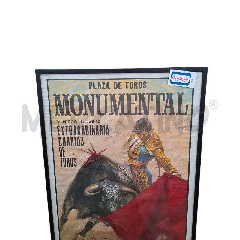 POSTER 98X55 PLAZA DE TOROS MONUMENTAL  | Mercatino dell'Usato Arcore 3