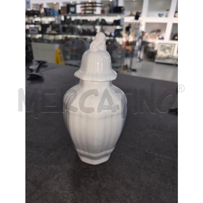 POTICHE VASO DELFT HOLLAND BIANCO 18CM | Mercatino dell'Usato Arcore 1