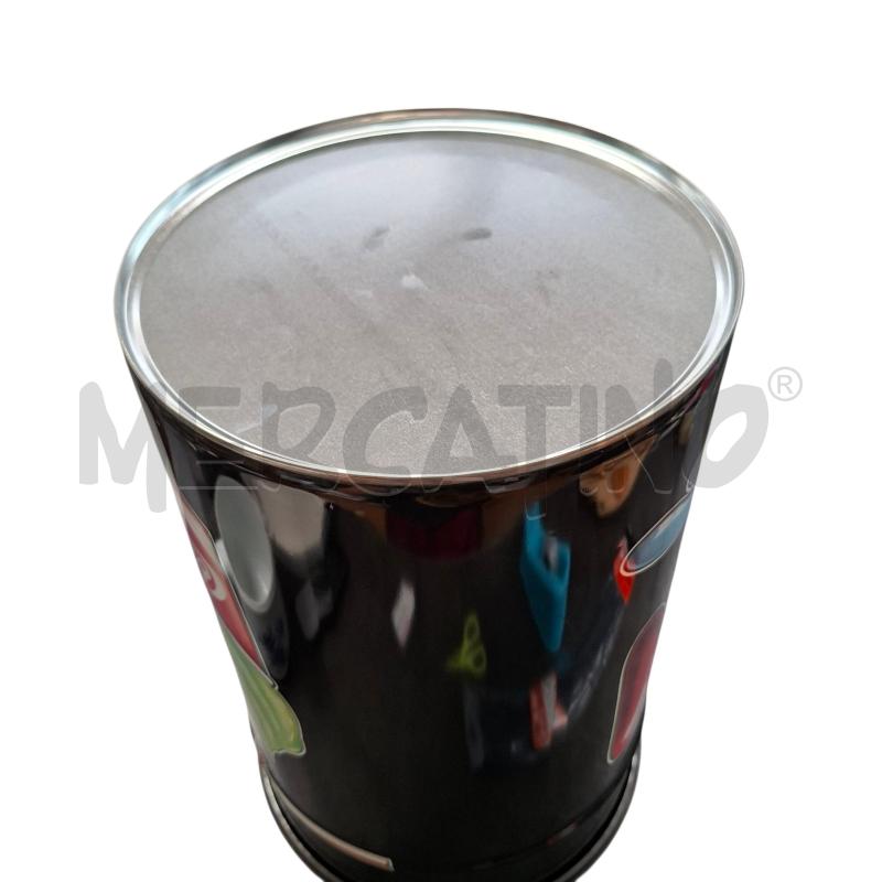 POUF BIDONE CUP CAKE COCA COLA NERO LATTA  | Mercatino dell'Usato Arcore 3
