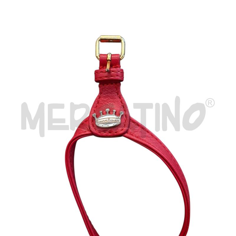 PRINCE AND PRINCESS COLLARINO E GUINZAGLIO ROSSO XXS | Mercatino dell'Usato Arcore 3