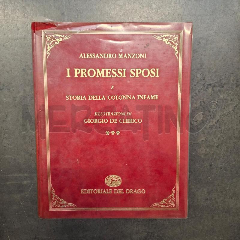 PROMESSI SPOSI ILLUSTRAZIONI DI GIORGIO DE CHIRICO 3 VOLUMI | Mercatino dell'Usato Arcore 4
