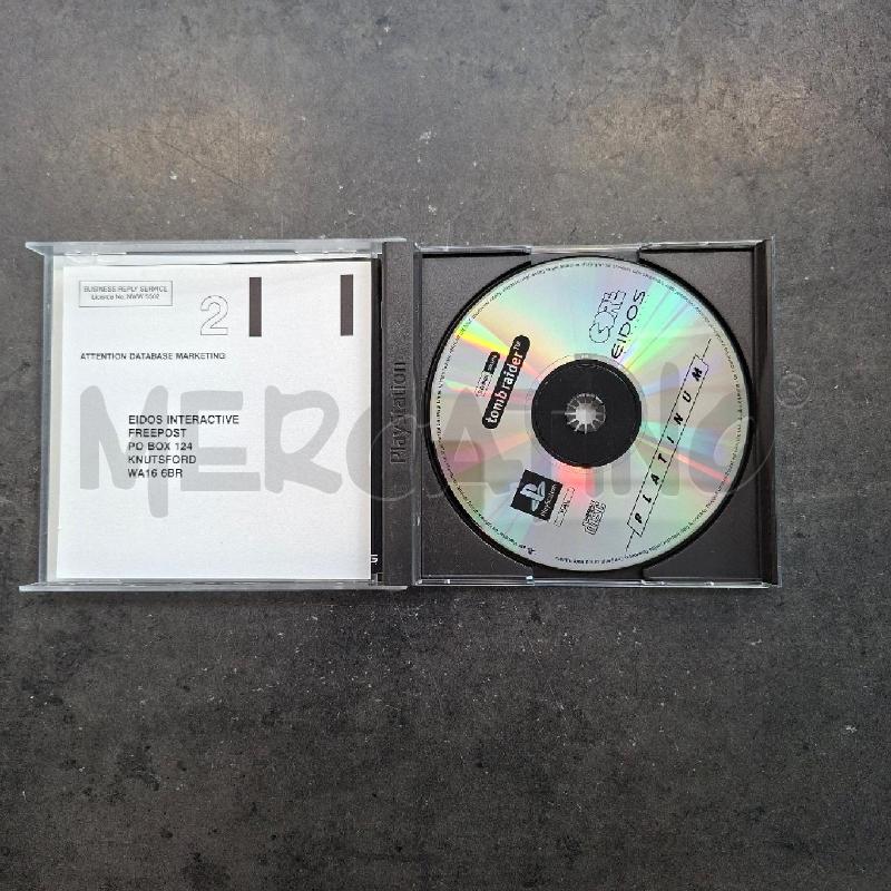 PS1 TOMB RAIDER: FEATURING LARA CROFT | Mercatino dell'Usato Arcore 2