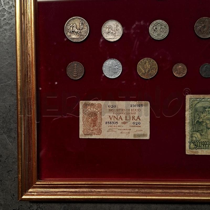 QUADRETTO MONETE E BANCONOTE VECCHIE  | Mercatino dell'Usato Arcore 3