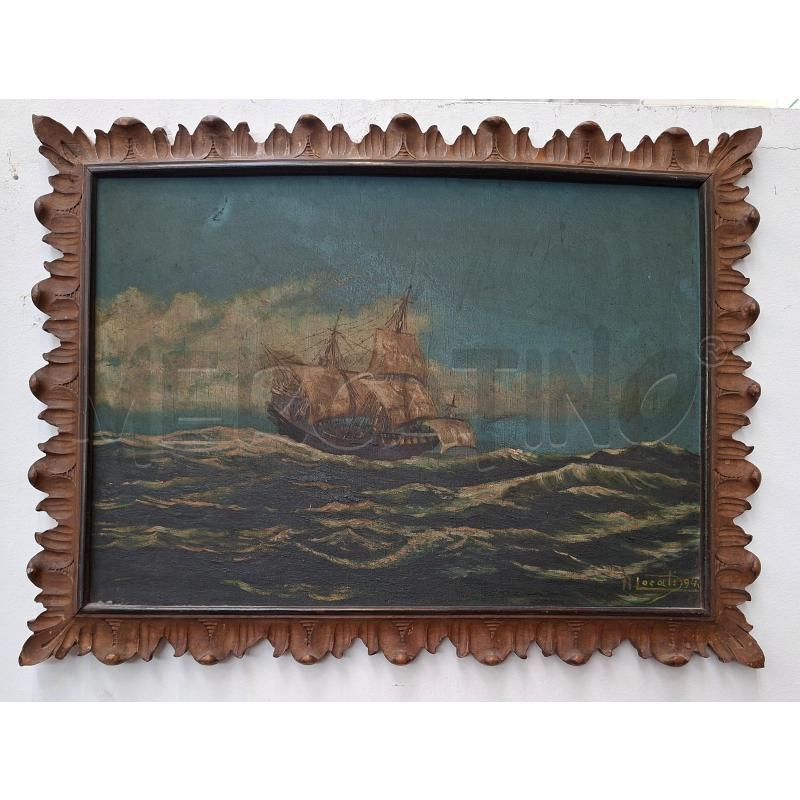 QUADRETTO VECCHIO VELIERO A LOCATI  | Mercatino dell'Usato Arcore 1
