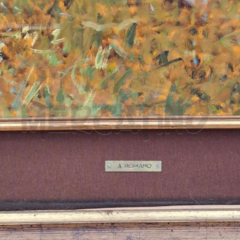 QUADRO ARMANDO ROMANO 50X70 OLIO DU TELA | Mercatino dell'Usato Arcore 4
