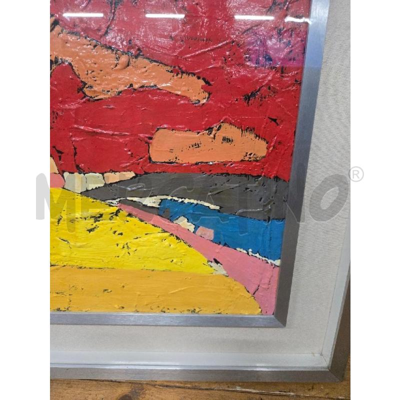 QUADRO ASTRATTO ELCOF CORNICE 60X70 | Mercatino dell'Usato Arcore 2