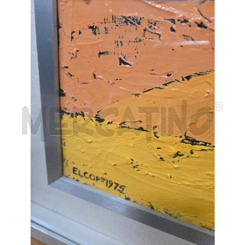 QUADRO ASTRATTO ELCOF CORNICE 60X70 | Mercatino dell'Usato Arcore 3