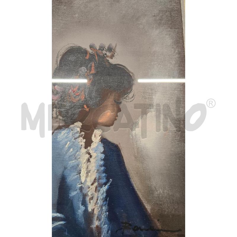 QUADRO BONACINA BAMBINA DI PROFILO | Mercatino dell'Usato Arcore 3