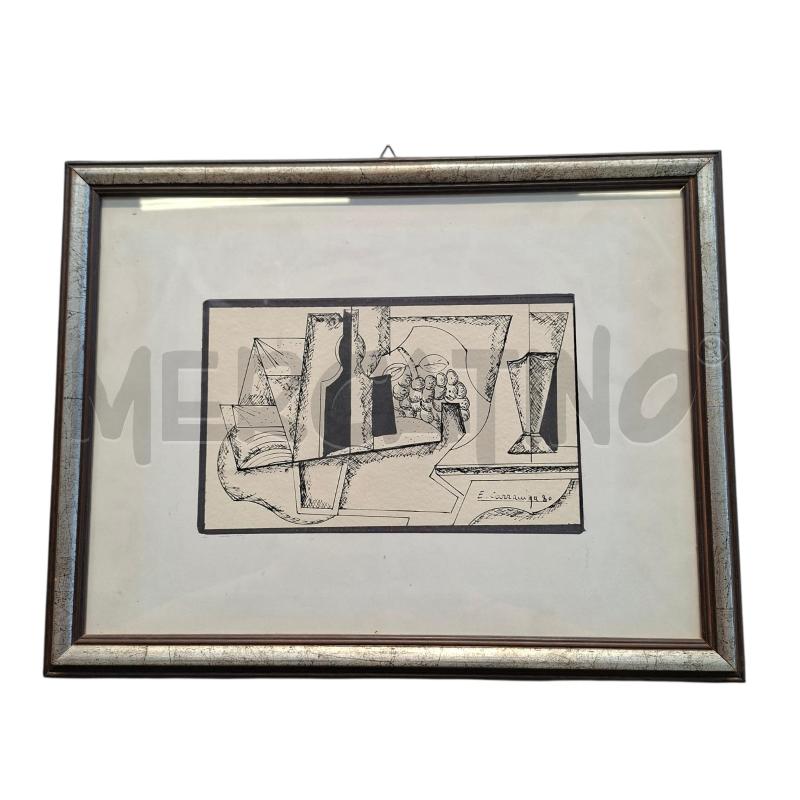 QUADRO CHINA ENRICO CARZANIGA 25X20  | Mercatino dell'Usato Arcore 1