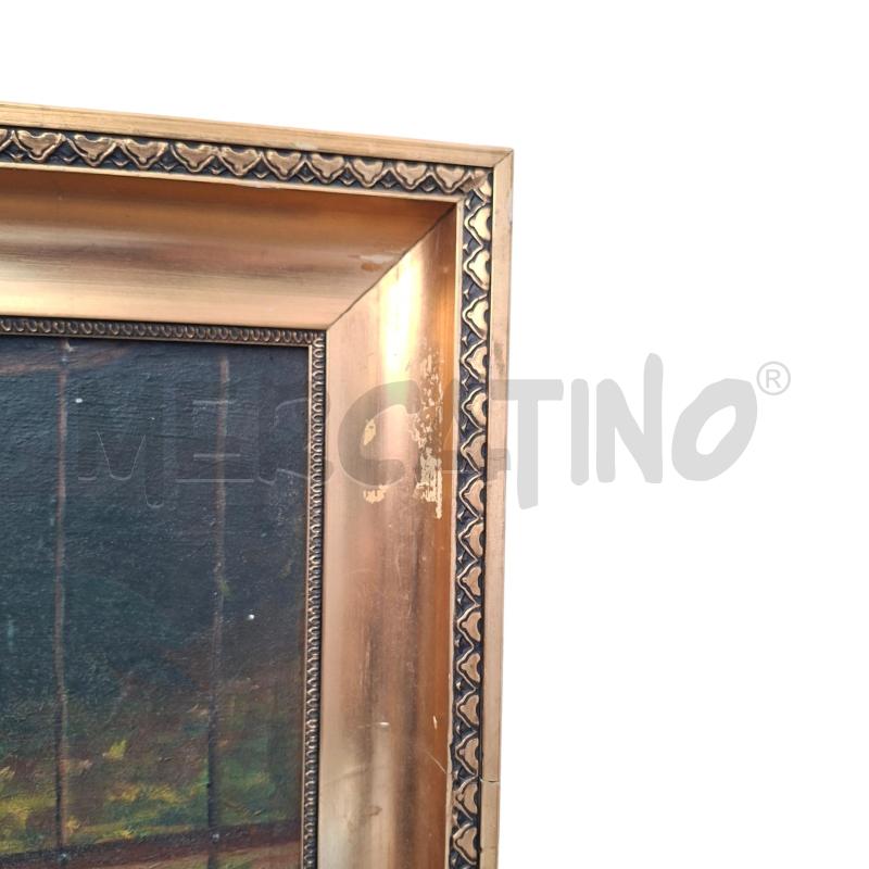 QUADRO FIRMATO GIORDANO DONNA CON CESTO 50X75 CM  | Mercatino dell'Usato Arcore 2