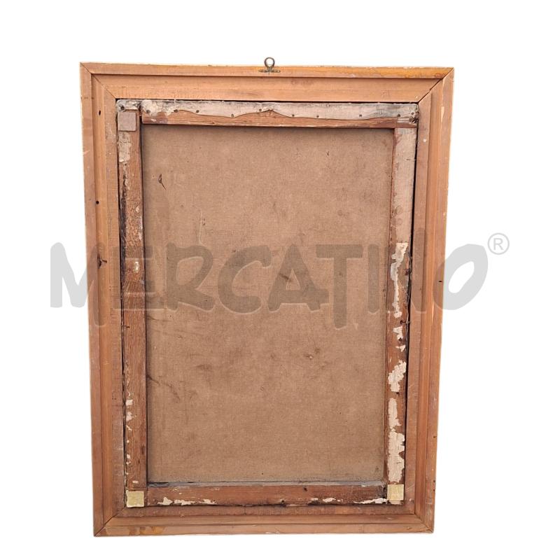 QUADRO FIRMATO GIORDANO DONNA CON CESTO 50X75 CM  | Mercatino dell'Usato Arcore 4