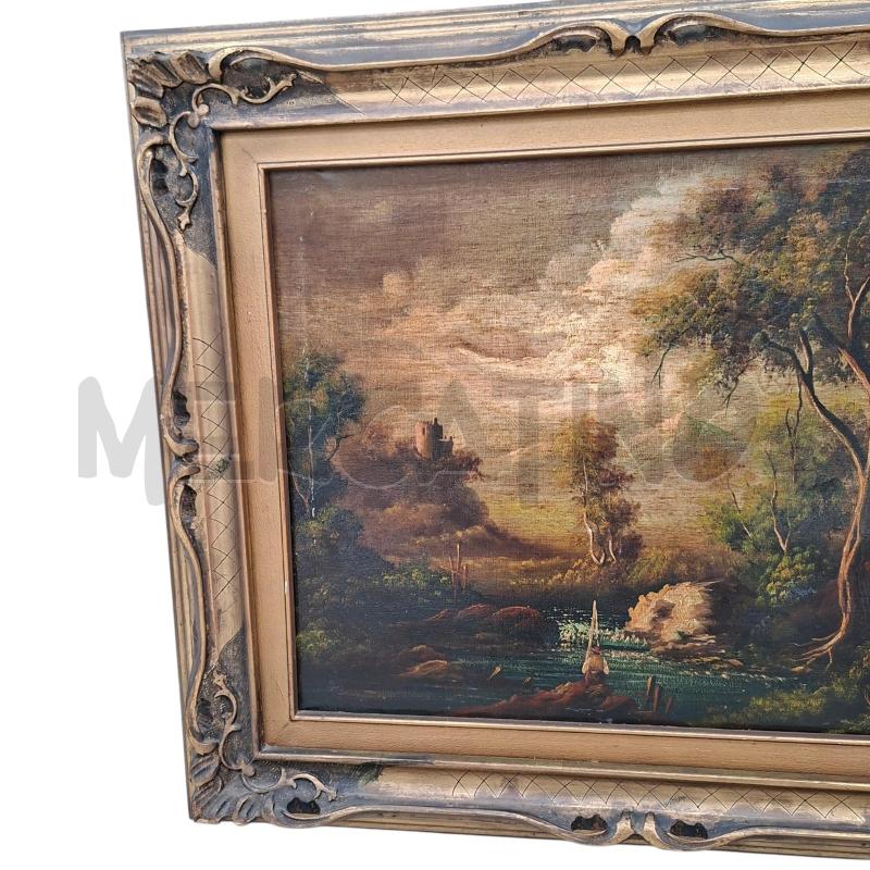 QUADRO FIRMATO PORTA CORNICE 58X68 CM  | Mercatino dell'Usato Arcore 2