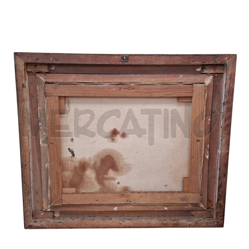 QUADRO FIRMATO PORTA CORNICE 58X68 CM  | Mercatino dell'Usato Arcore 4