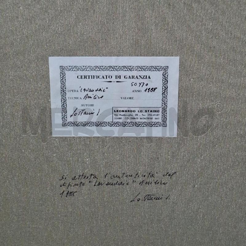QUADRO LEONARDO LO STAINO 50X70  | Mercatino dell'Usato Arcore 5