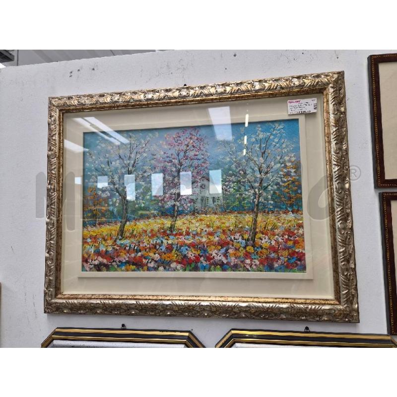 QUADRO PRIMAVERA OLIO SU TELA FIRMATO | Mercatino dell'Usato Arcore 1