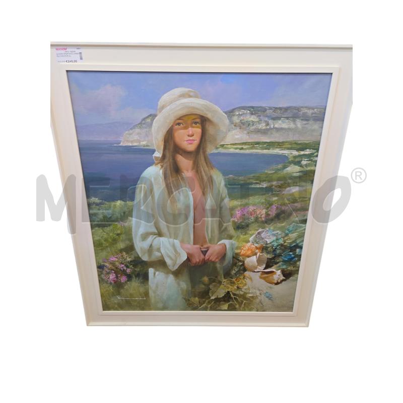 QUADRO SPARTACO LOMBARDO D'ESTATE AL MARE 80X70 | Mercatino dell'Usato Arcore 1